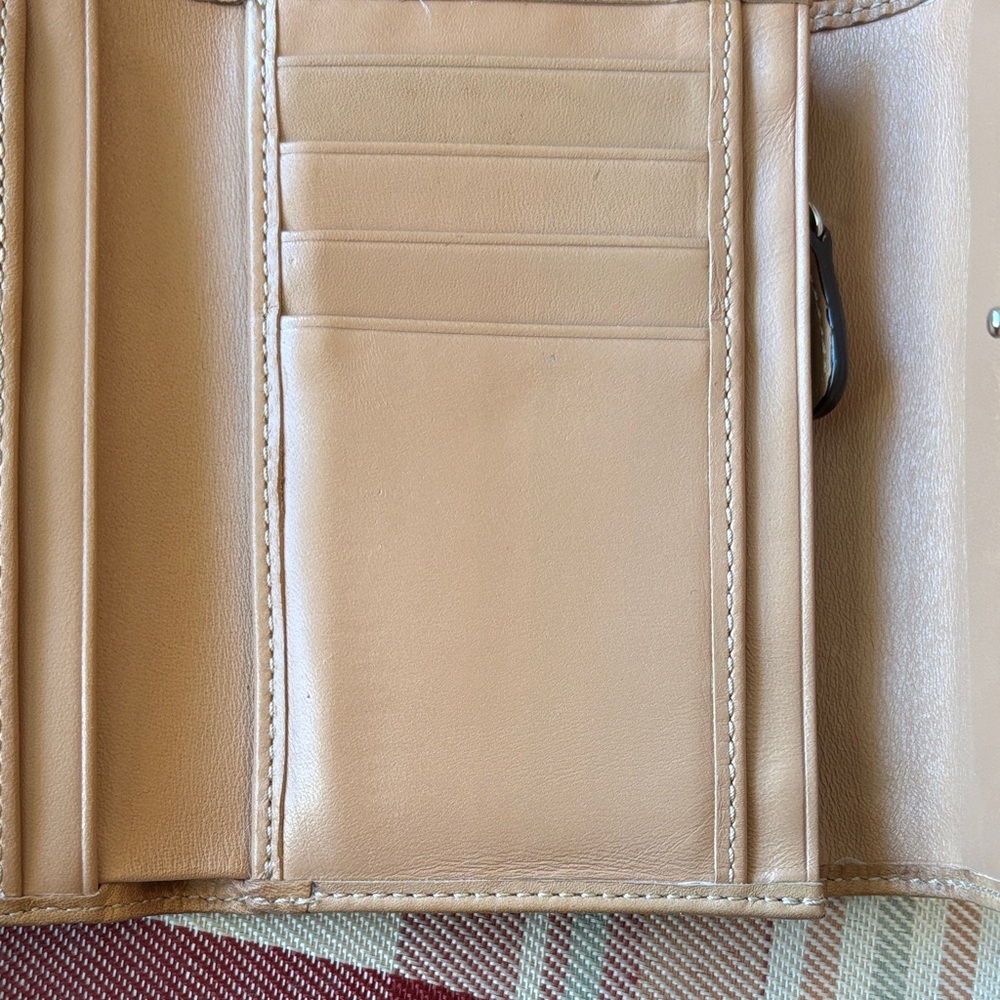 Coach Signature Brown and Tan Wallet - Picture 5 of 7